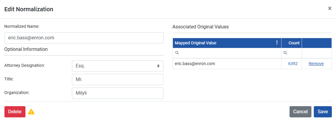 Chronicle Attorney Designation Title Organization